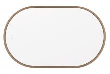 Craftmade MIR2405OVL-SB3C - Rachel 24"x 40" Framed Oval LED Mirror in Satin Brass