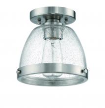 Craftmade X1410-BNK - Lodie 1 Light 9.5" Flushmount in Brushed Polished Nickel