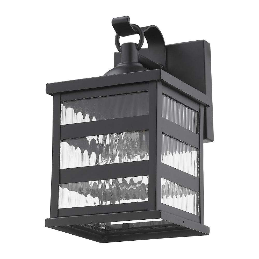 Morris 1-Light Matte Black Wall Light