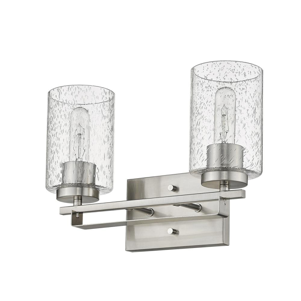 Orella 2-Light Satin Nickel Sconce