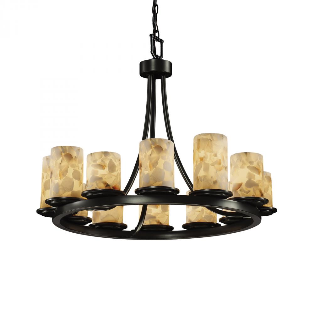 Dakota 12-Light Ring Chandelier (Short)