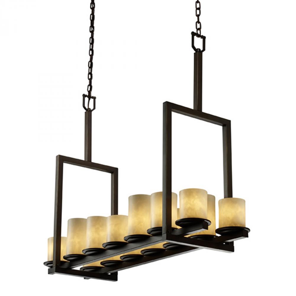 Dakota 14-Light Bridge Chandelier (Tall)