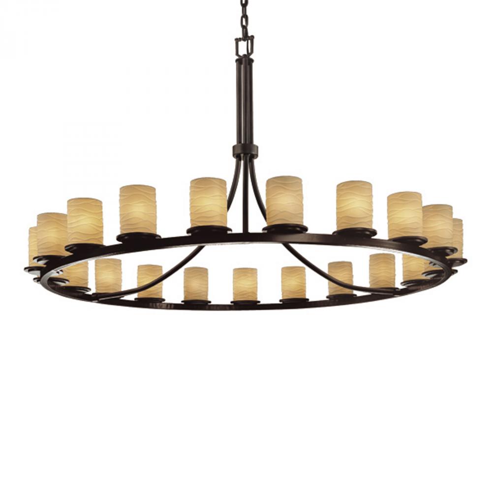 Dakota 21-Light 1-Tier Ring Chandelier