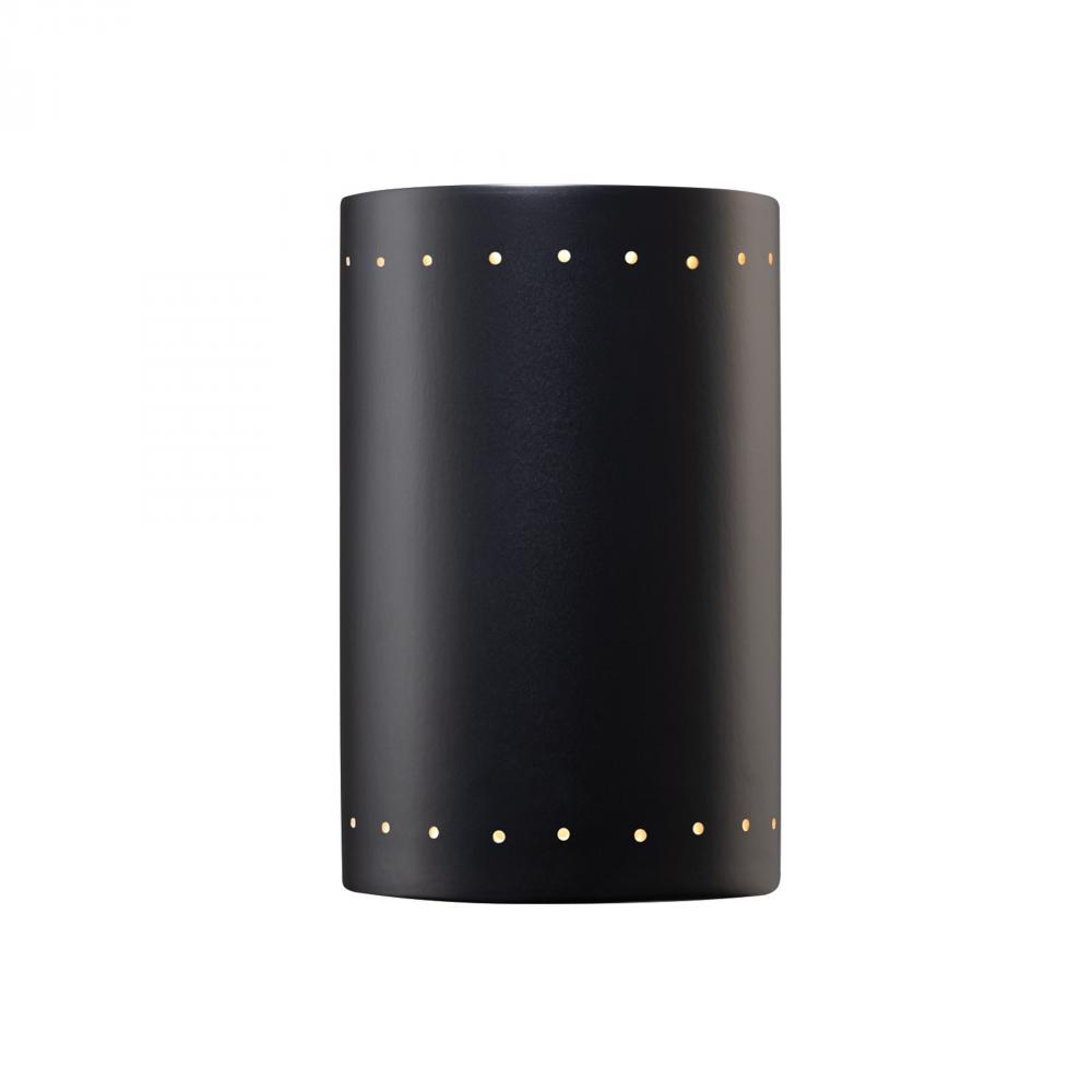 Large ADA Outdoor LED Cylinder w/ Perfs - Open Top & Bottom