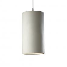 Justice Design Group CER-9625-BIS-CROM-WTCD - Large Cylinder Pendant