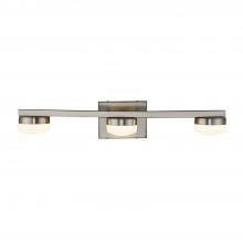 Justice Design Group FSN-8993-OPAL-NCKL - Puck 3-Light LED Bath Bar