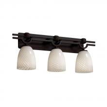 Justice Design Group FSN-8503-15-WEVE-CROM - Argyle 3-Light Bath Bar