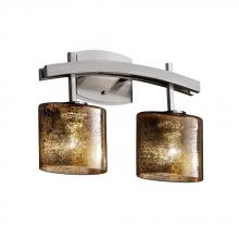 Justice Design Group FSN-8592-30-WEVE-DBRZ - Archway 2-Light Bath Bar