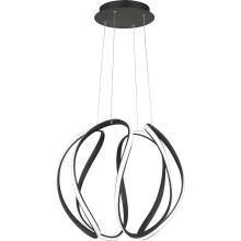 Quoizel PCWN2818EK - Waving Integrated LED Earth Black Pendant Light