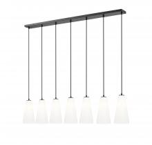 Z-Lite 3043P7-7L-MB - 7 Light Linear Chandelier