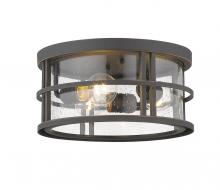 Z-Lite 570F-ORB - 3 Light Outdoor Flush Mount