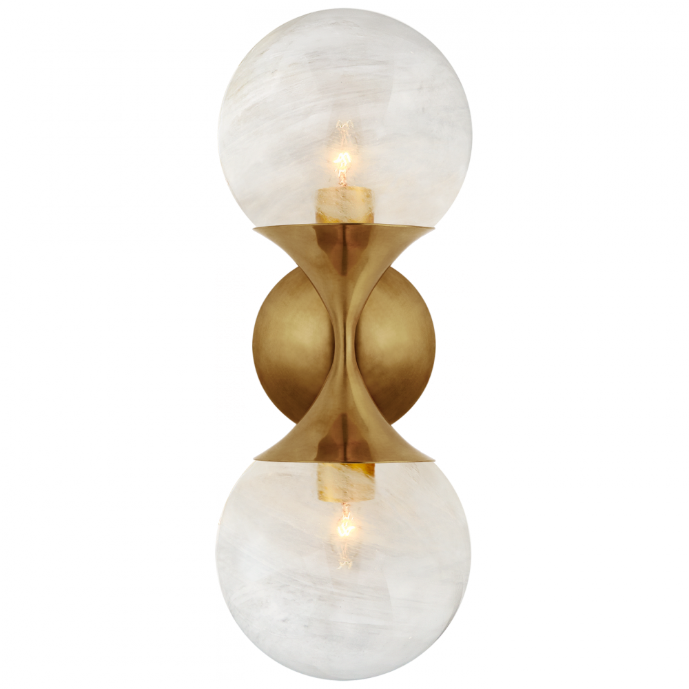 Cristol Small Double Sconce