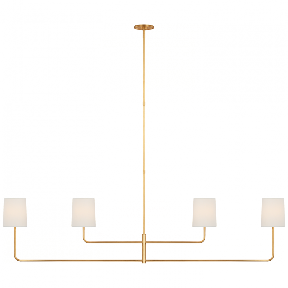 Go Lightly 70" Four Light Linear Chandelier