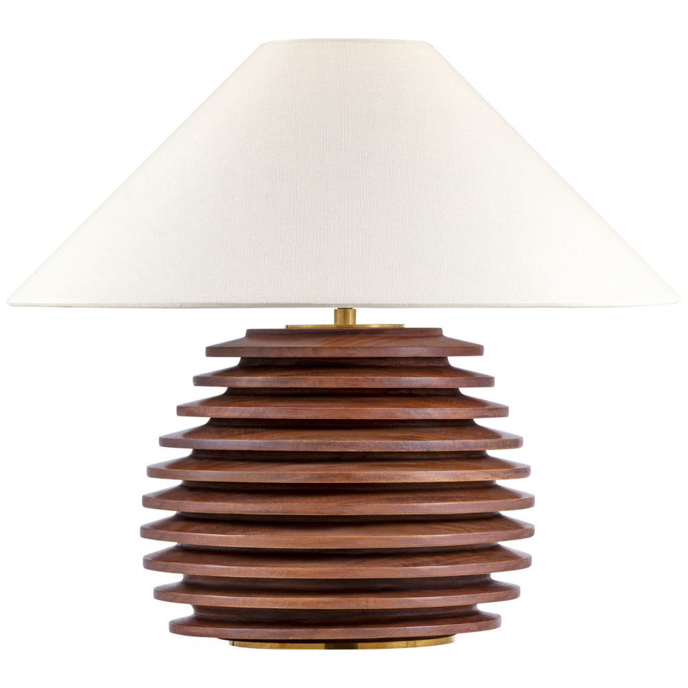 Crenelle 20" Stacked Table Lamp