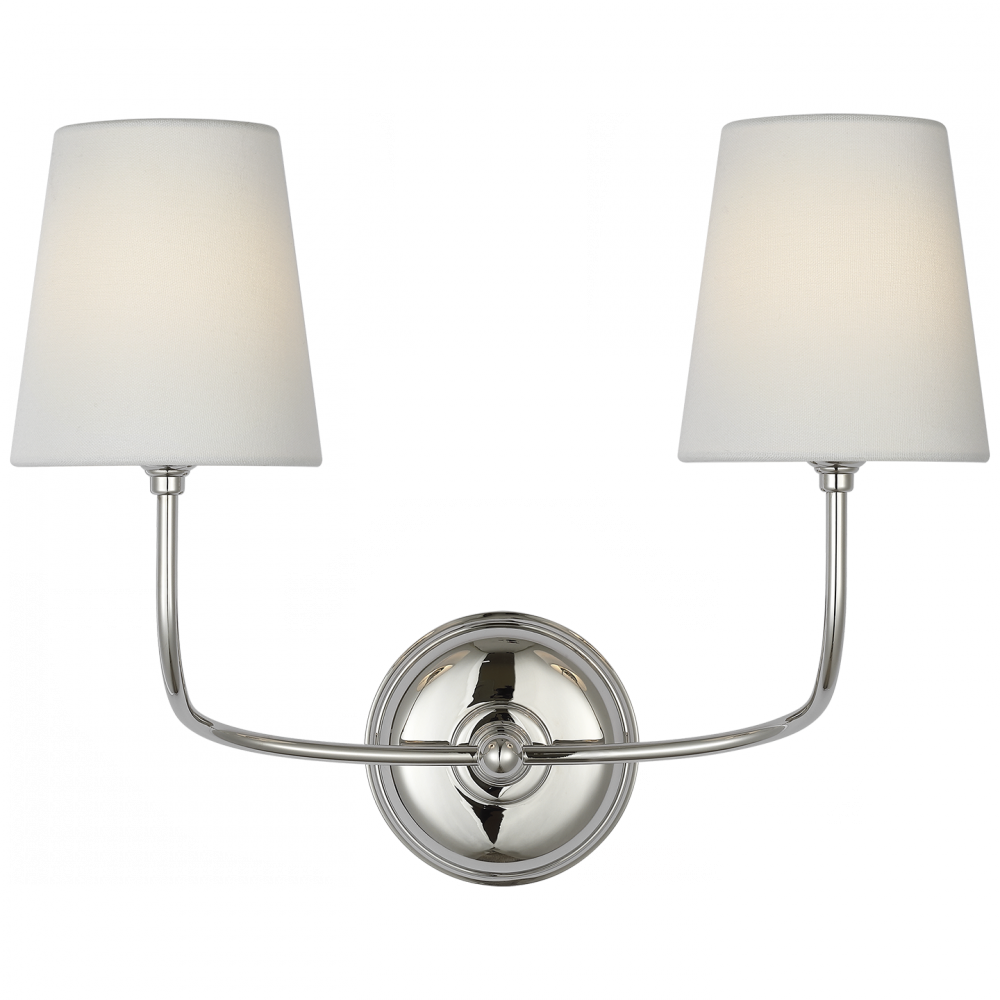 Vendome 16" Cordless Double Sconce
