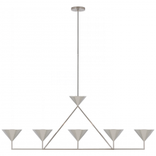 Visual Comfort & Co. Signature Collection PCD 5216PN - Orsay XL 5-Light Linear Chandelier