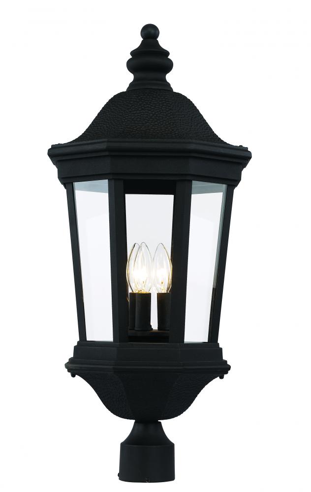 Westfield Clear Glass Outdoor Post Mount Lantern Head