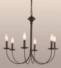 Trans Globe 9016 BK - Candle 24" Chandelier