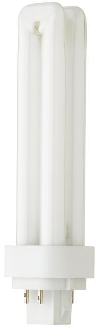 13W Double Twin Tube CFL Warm White G24q-1 Base, Box