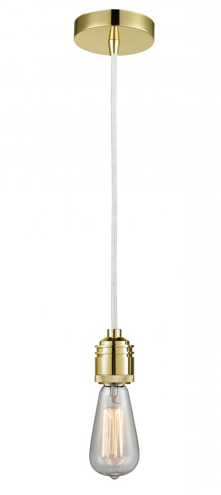 Winchester - 1 Light - 2 inch - Gold - Cord hung - Mini Pendant