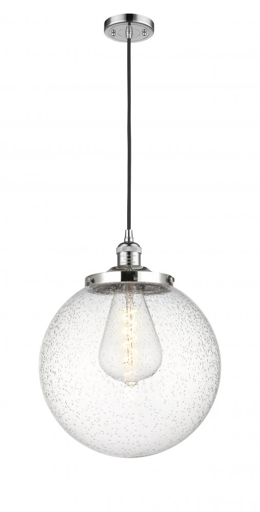 Beacon - 1 Light - 14 inch - Polished Chrome - Cord hung - Mini Pendant