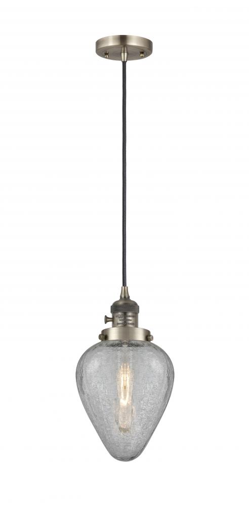 Geneseo - 1 Light - 7 inch - Antique Brass - Cord hung - Mini Pendant