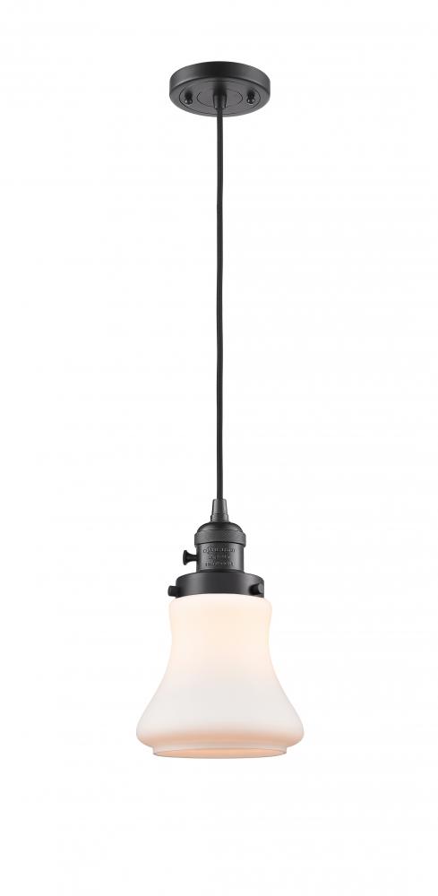 Bellmont - 1 Light - 6 inch - Oil Rubbed Bronze - Cord hung - Mini Pendant