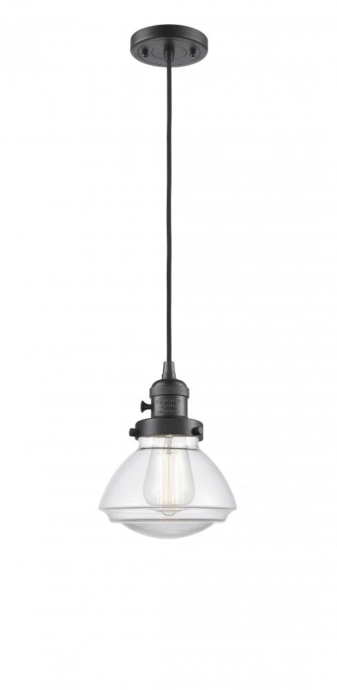 Olean - 1 Light - 7 inch - Oil Rubbed Bronze - Cord hung - Mini Pendant