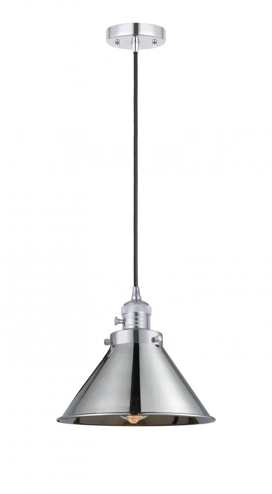 Briarcliff - 1 Light - 10 inch - Polished Chrome - Cord hung - Mini Pendant