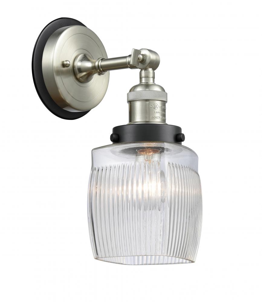 Colton - 1 Light - 6 inch - Brushed Satin Nickel - Sconce