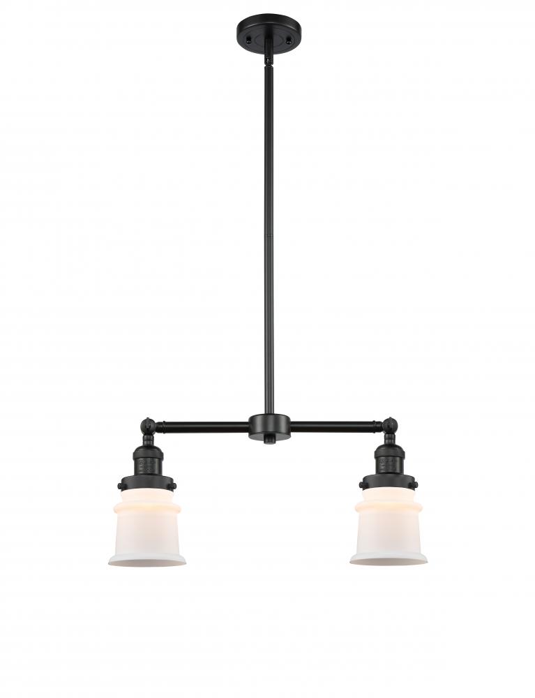 Canton - 2 Light - 21 inch - Matte Black - Stem Hung - Island Light