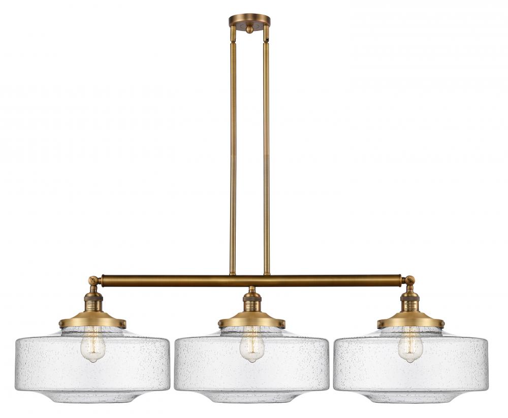 Bridgeton - 3 Light - 50 inch - Brushed Brass - Stem Hung - Island Light