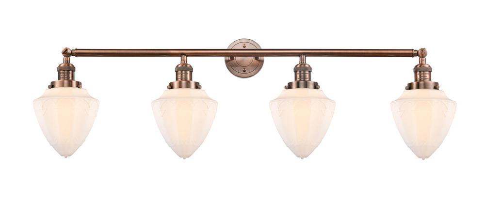 Bullet - 4 Light - 46 inch - Antique Copper - Bath Vanity Light