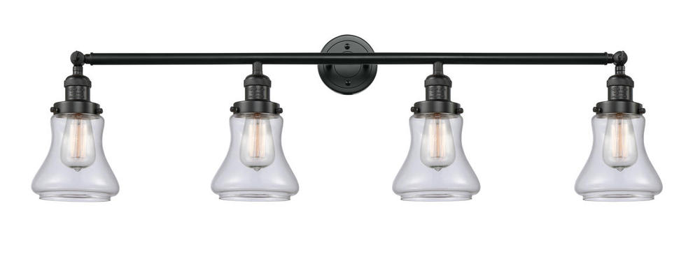 Bellmont - 4 Light - 42 inch - Matte Black - Bath Vanity Light