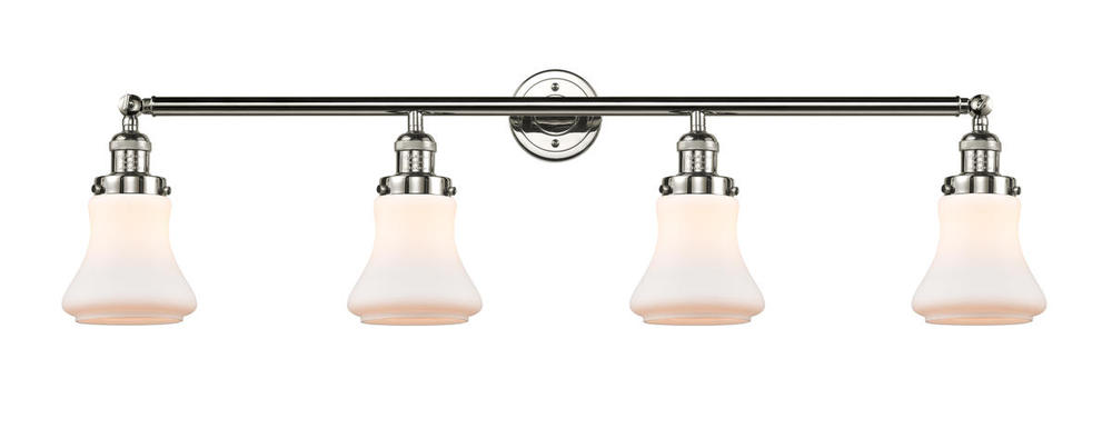 Bellmont - 4 Light - 42 inch - Polished Nickel - Bath Vanity Light