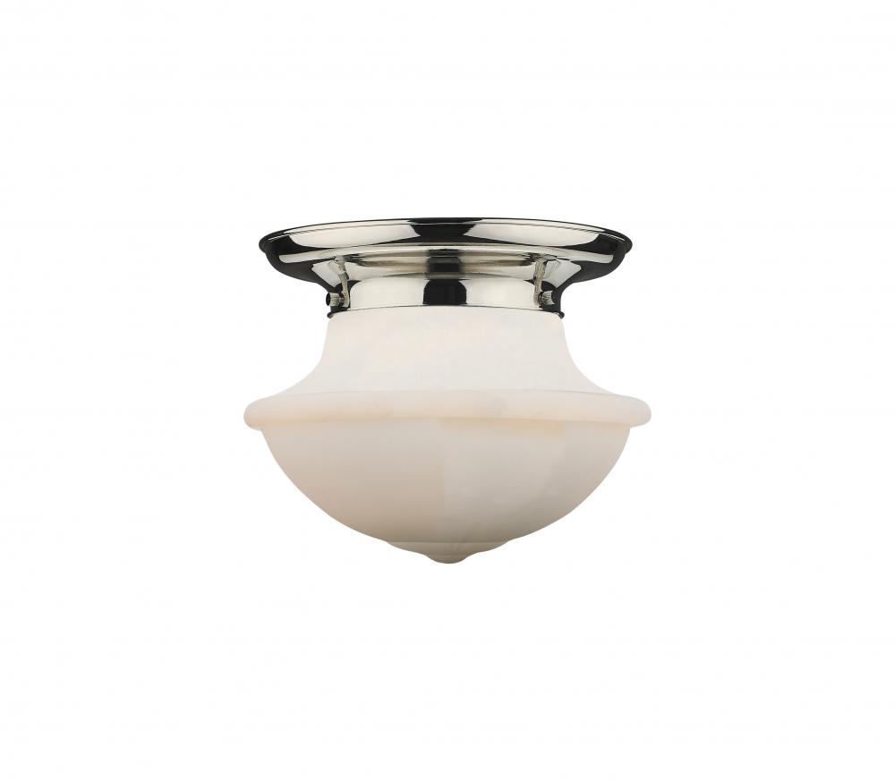 Oxford - 1 Light - 14 inch - Polished Nickel - Flush Mount