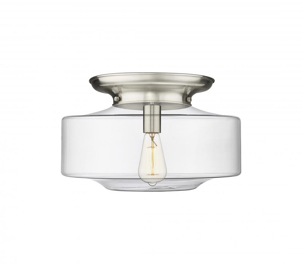 Bridgeton - 1 Light - 16 inch - Satin Nickel - Flush Mount