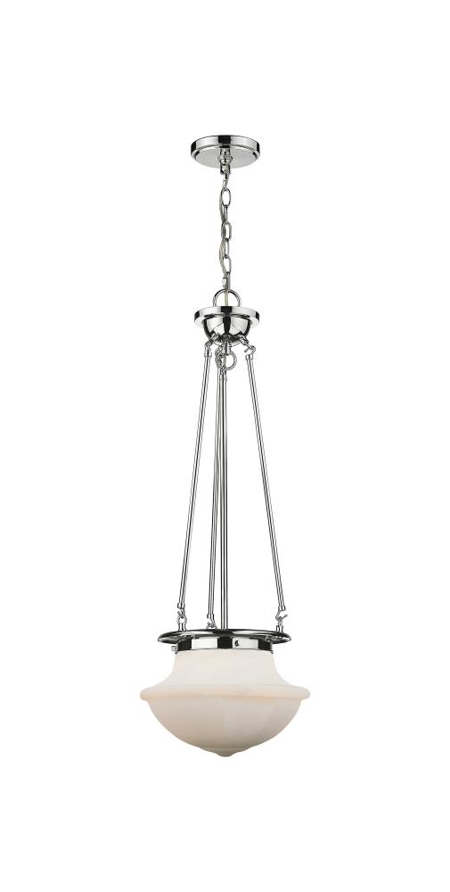 Oxford - 1 Light - 12 inch - Polished Chrome - Pendant