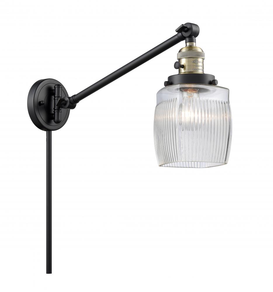 Colton - 1 Light - 8 inch - Black Antique Brass - Swing Arm