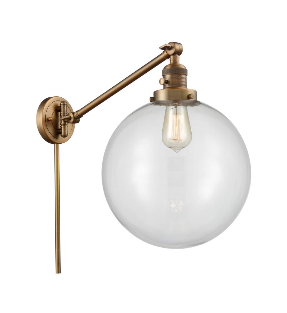 Beacon - 1 Light - 12 inch - Brushed Brass - Swing Arm