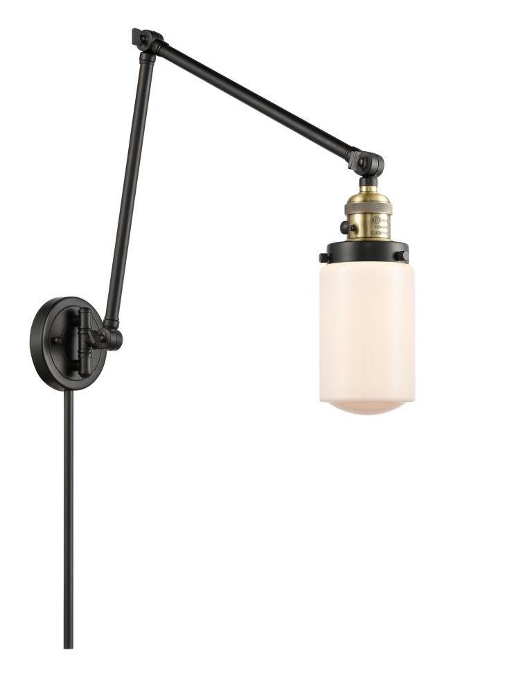 Dover - 1 Light - 5 inch - Black Antique Brass - Swing Arm