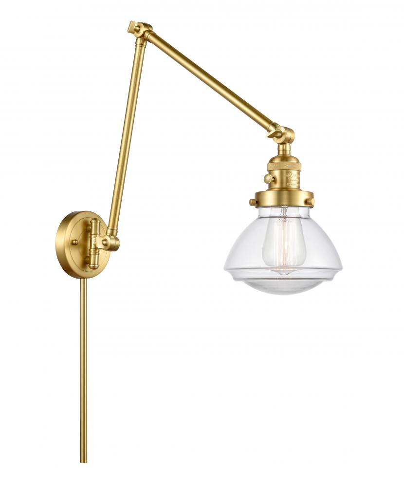 Olean - 1 Light - 9 inch - Satin Gold - Swing Arm