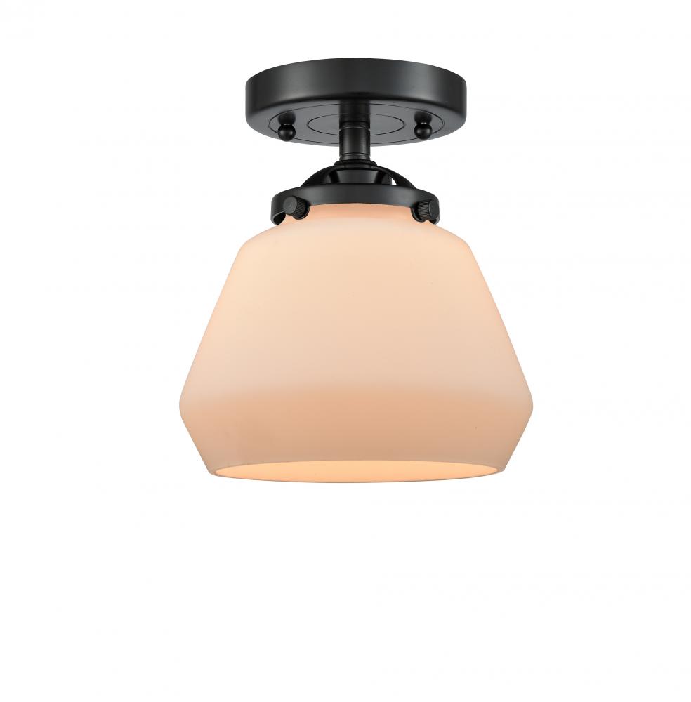 Fulton - 1 Light - 7 inch - Oil Rubbed Bronze - Semi-Flush Mount