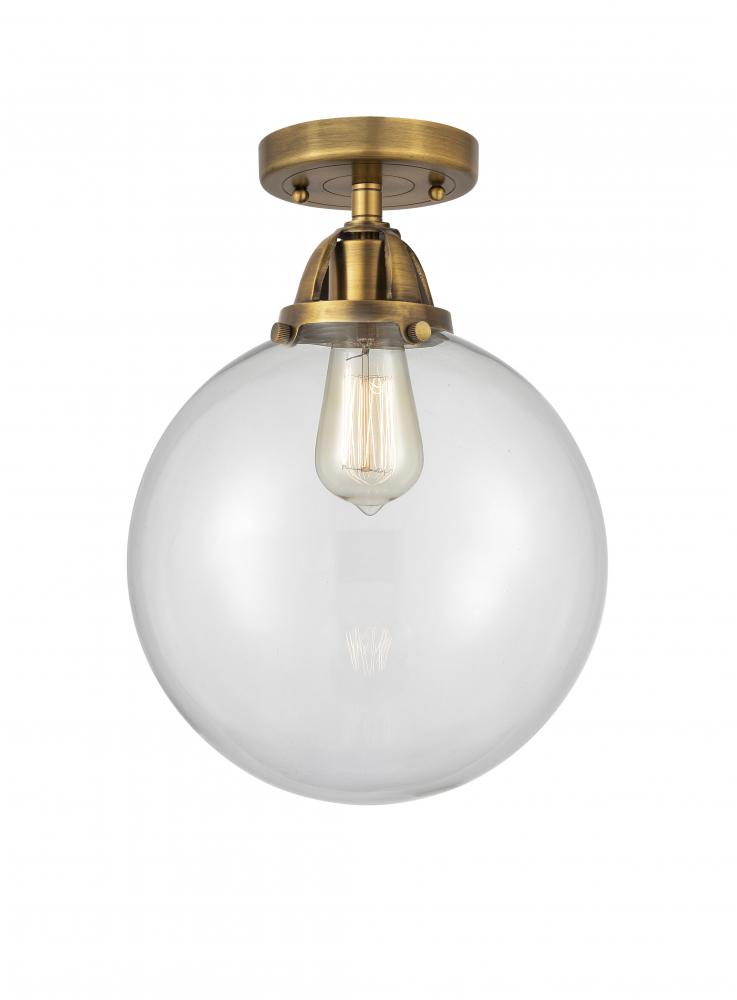 Beacon - 1 Light - 12 inch - Brushed Brass - Semi-Flush Mount