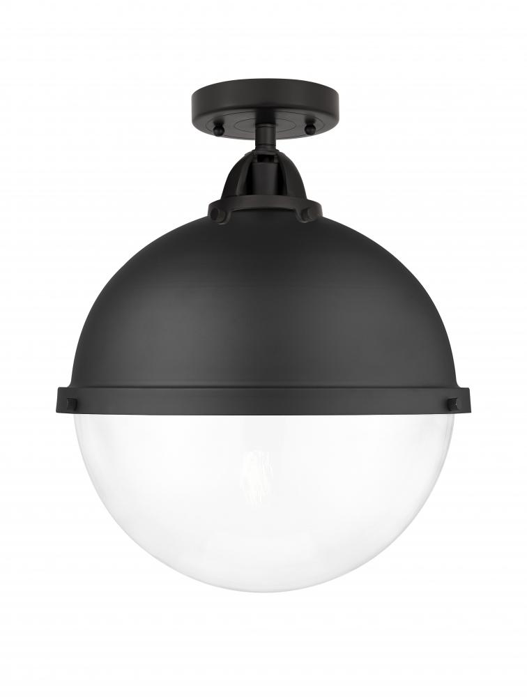 Hampden - 1 Light - 13 inch - Matte Black - Semi-Flush Mount