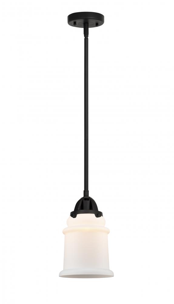 Canton - 1 Light - 6 inch - Matte Black - Cord hung - Mini Pendant