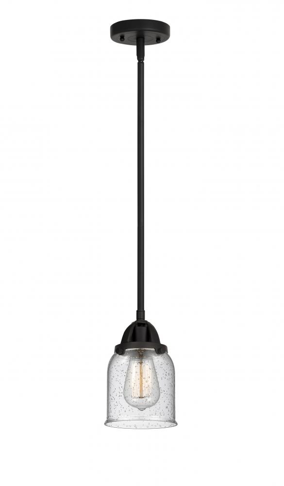 Bell - 1 Light - 5 inch - Matte Black - Cord hung - Mini Pendant