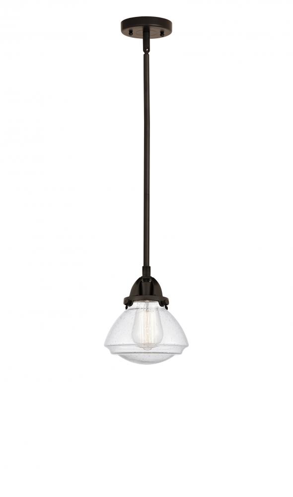 Olean - 1 Light - 7 inch - Oil Rubbed Bronze - Cord hung - Mini Pendant