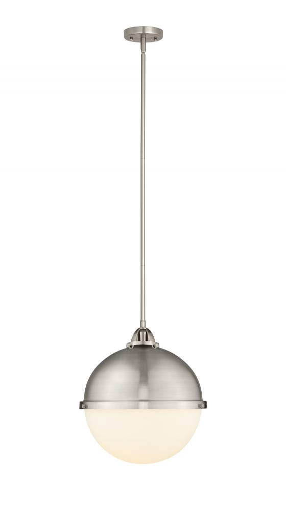 Hampden - 1 Light - 13 inch - Brushed Satin Nickel - Cord hung - Pendant