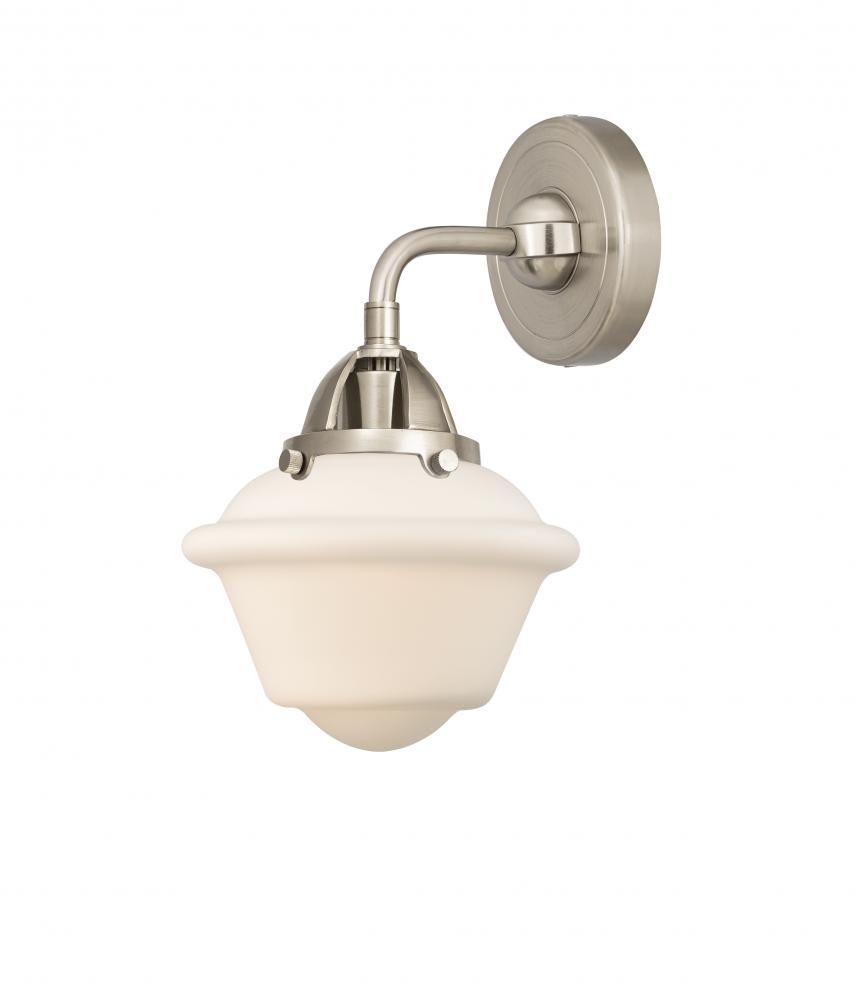 Oxford - 1 Light - 8 inch - Brushed Satin Nickel - Sconce